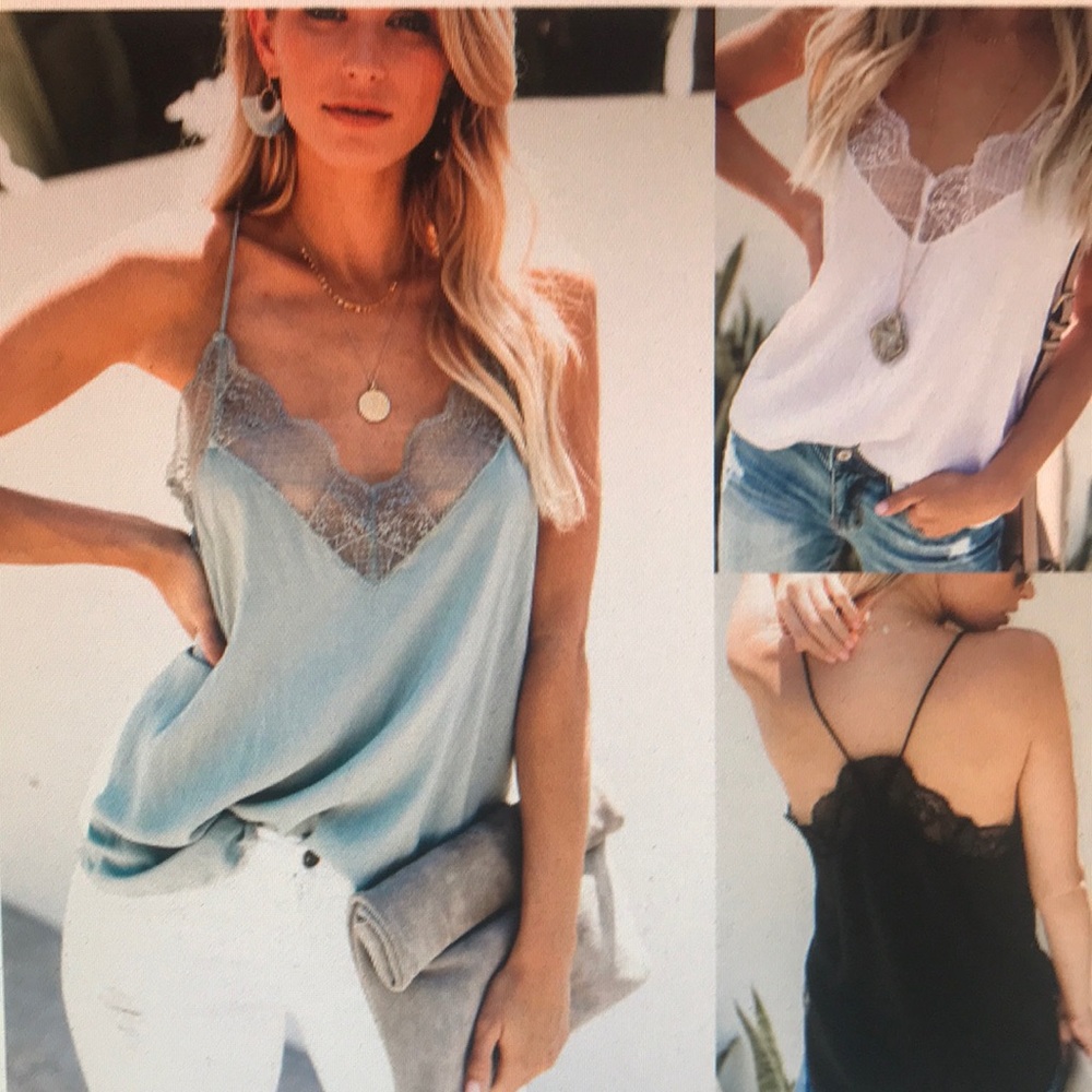 V-Neck Spaghetti Strap Top - Picture 4 of 5